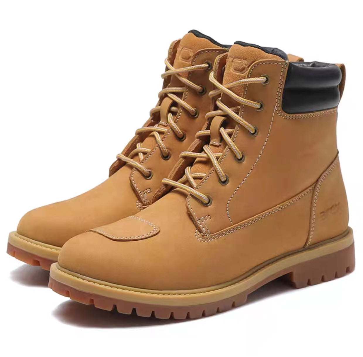 ARCX Motorcycle Boots Cowhide Leather Ankle Protection Yellow